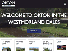 Tablet Screenshot of orton.org.uk